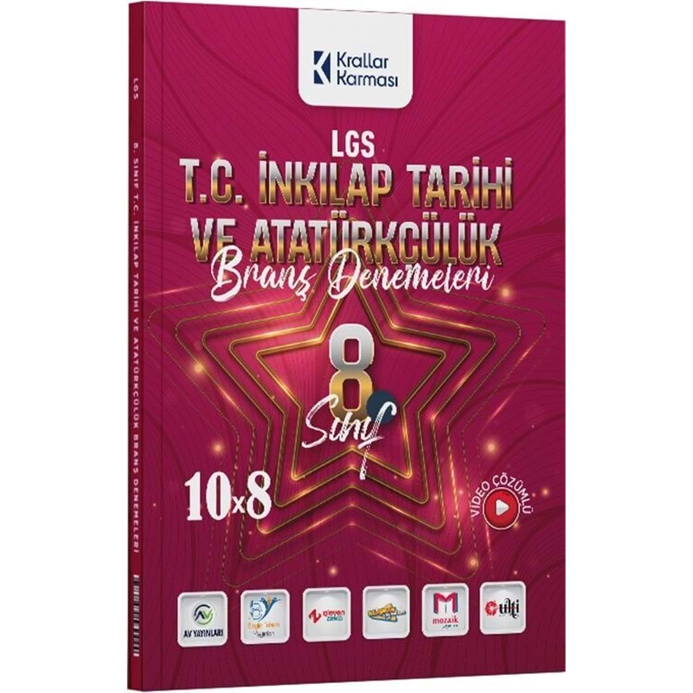 KRALLAR KARMASI 8.SINIF10*8 DENEME İNKİLAP DE-2025