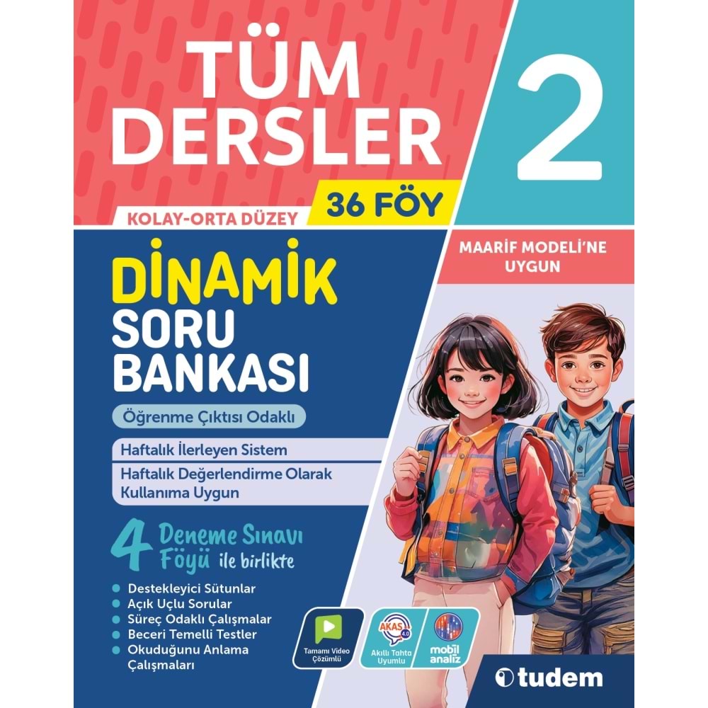 TUDEM 2.SINIF DİNAMİK TÜMDERSLER SORU BANKASI