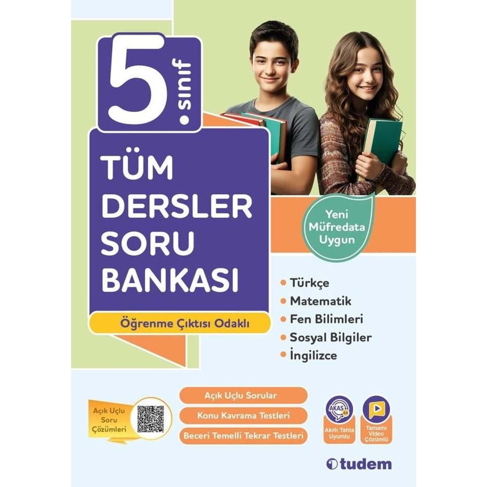 TUDEM 5.SINIF TÜM DERSLER SORU BANKASI