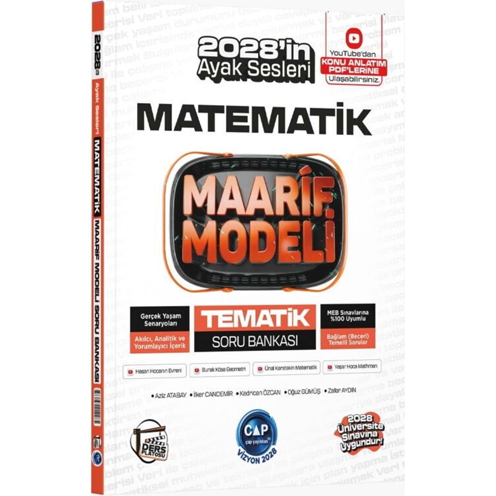 ÇAP MAARİF MATEMATİK SORU BANKASI