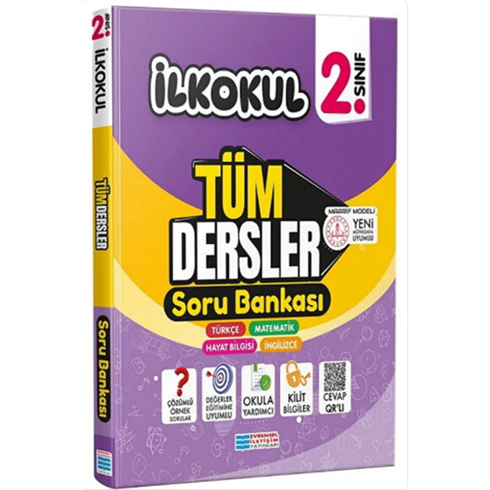 EVRENSEL İLETİŞİM 2, SINIF TÜM DERSLER SORU BANKASI (MAARİF MODEL)