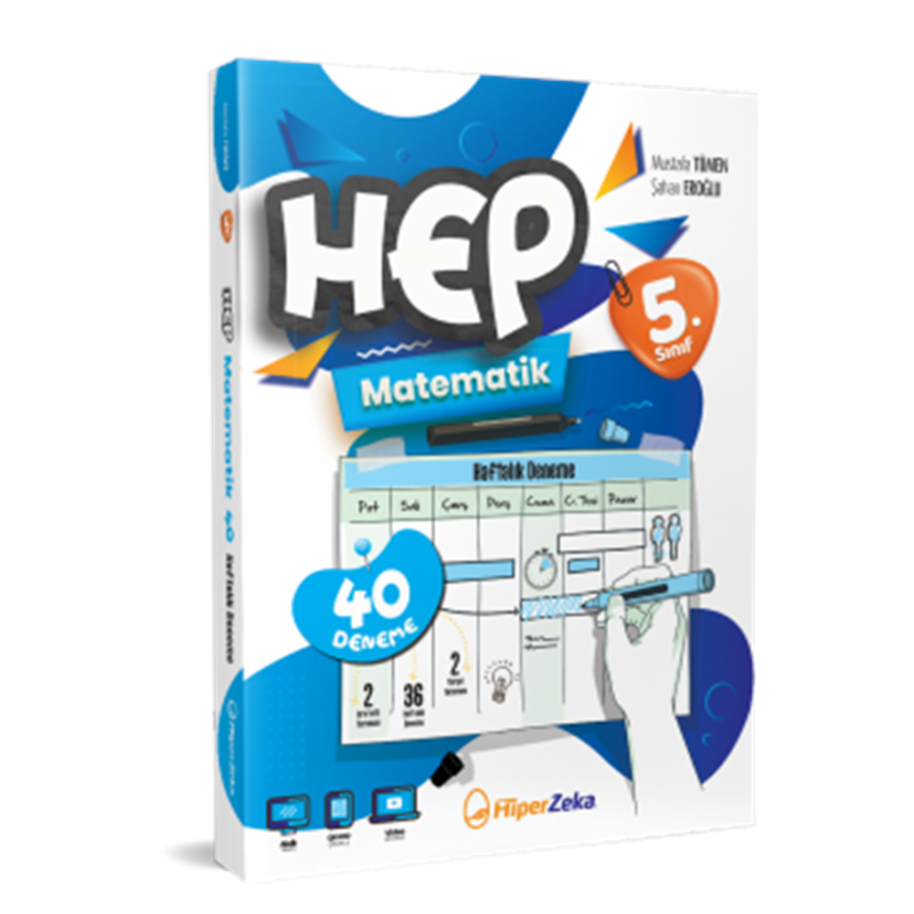 5. Sınıf HEP Matematik Haftalık deneme Föyleri