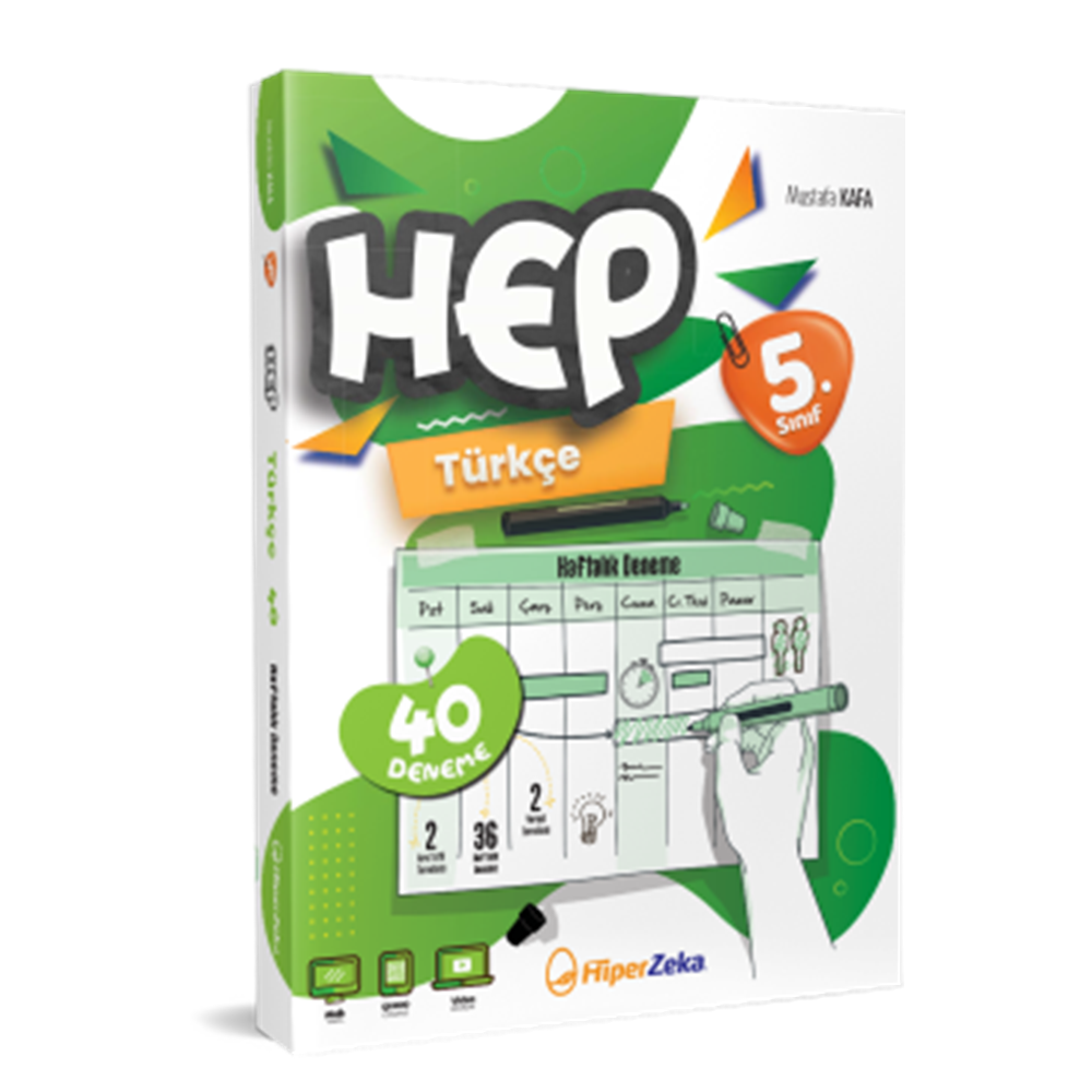5. Sınıf HEP Türkçe Haftalık deneme Föyleri