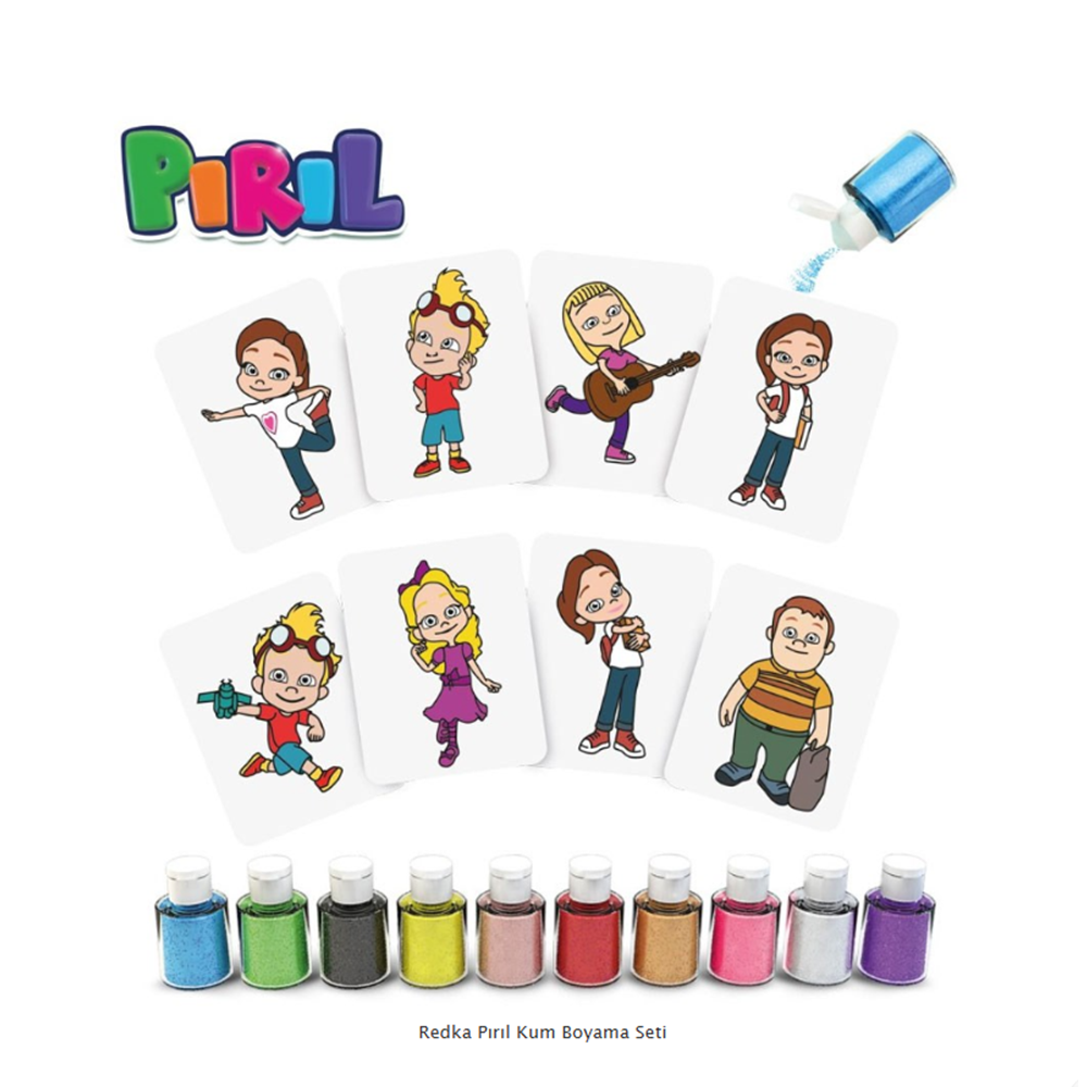 Redka Pırıl Kum Boyama Set