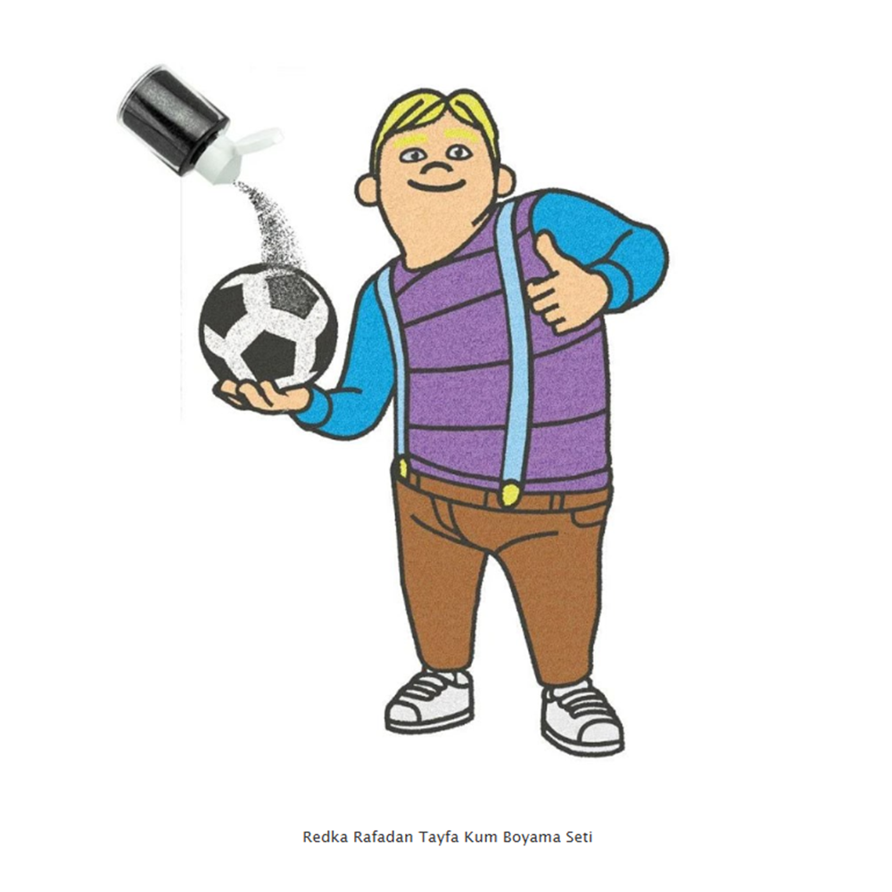 Redka Rafadan Tayfa 8 Li Kum Boyama Seti