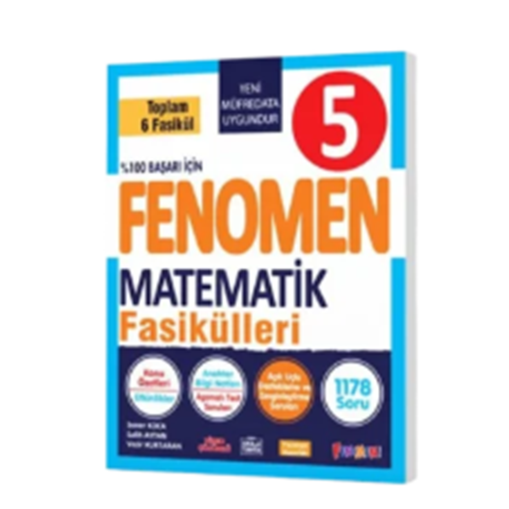 FENOMEN 5 MATEMATİK FASİKÜLLERİ (TOPLAM 6 FASİKÜL)