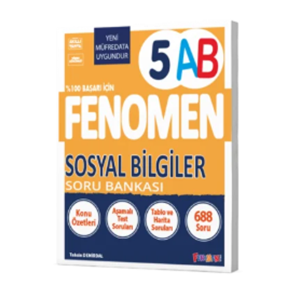 FENOMEN 5 SOSYAL BİLGİLER SORU BANKASI (A-B)
