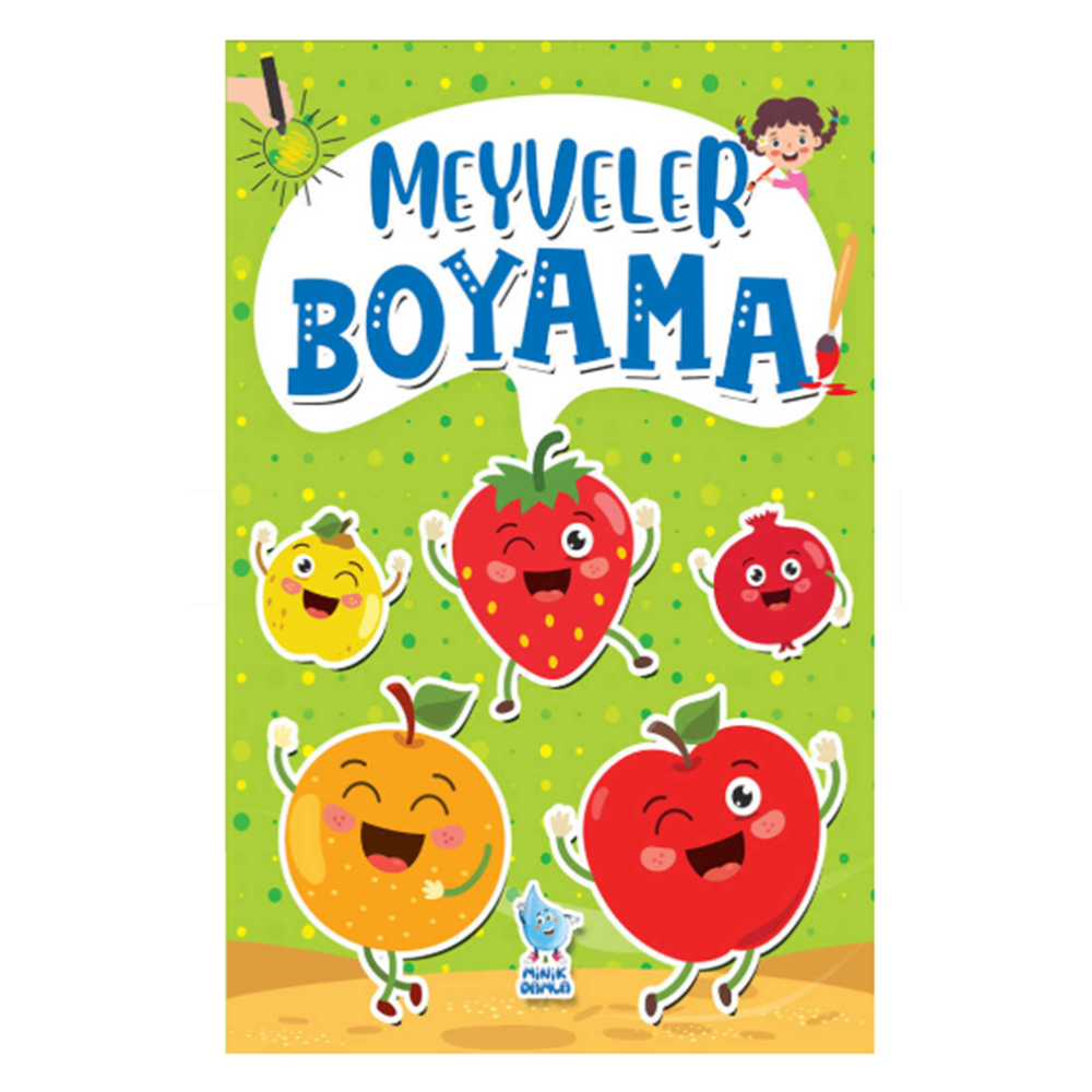 MEYVELER OKUL ÖNCESİ BOYAMA KİTABI