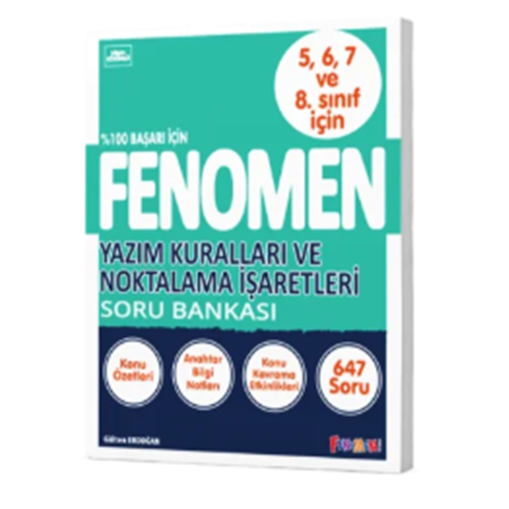 FENOMEN YAZIM KURALLARI VE NOKTALAMA İŞARETLERİ SORU BANKASI