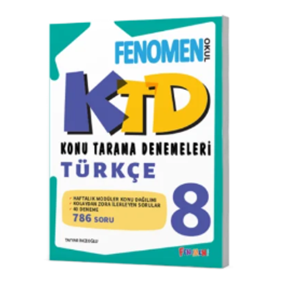 FENOMEN 8 TÜRKÇE KONU TARAMA DENEMELERİ (40 DENEME)