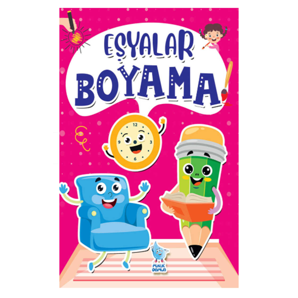 OKUL ÖNCESİ BOYAMA KİTABI EŞYALAR