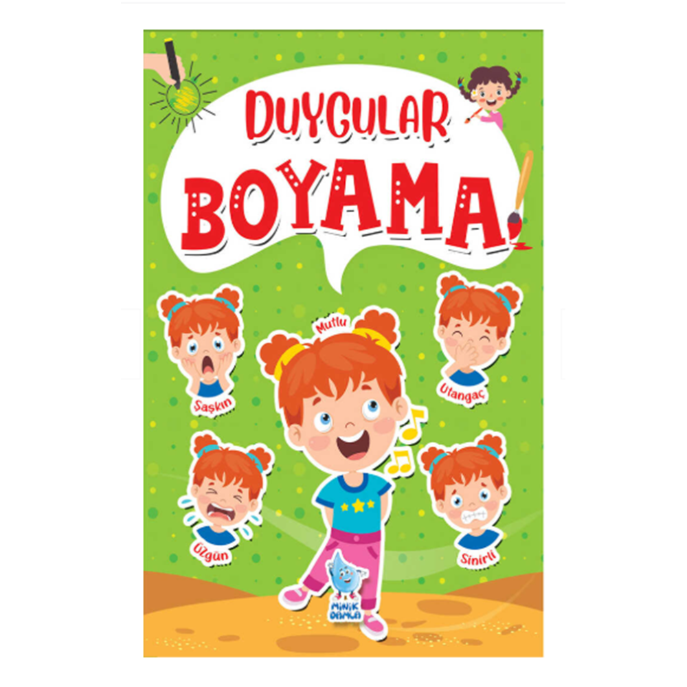 DUYGULAR OKUL ÖNCESİ BOYAMA KİTABI