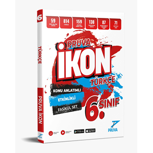 PRUVA 6. SINIF İKON TÜRKÇE (YENİ)