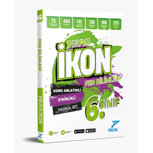 PRUVA 6. SINIF İKON FEN BİLİMLERİ (YENİ)