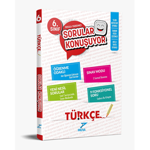 PRUVA 6. SINIF SORULAR KONUŞUYOR SORU BANKASI TÜRKÇE