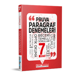 PRUVA 7. SINIF PARAGRAF DENEMELERİ
