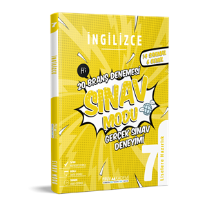 PRUVA 7. SINIF SINAV MODU BRANŞ DENEMESİ İNGİLİZCE