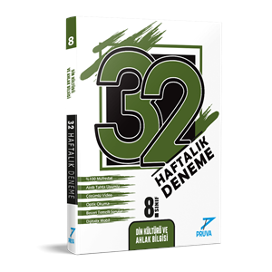 PRUVA 8. SINIF 32 HAFTA DİN KÜLTÜRÜ