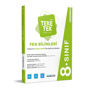 PRUVA 8. SINIF TEKE TEK SORU BANKASI FEN BİLİMLERİ