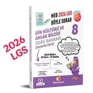 Sinan Kuzucu Yayınları 8. Sınıf Din Kültürü Soru Bankası