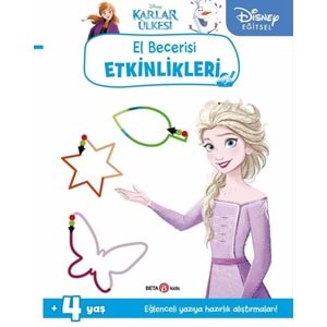 Disney Eğitsel Karlar Ülkesi El Becerisi Etkinlikleri Yazıya Hazırlık
