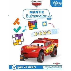 Disney Eğitsel Arabalar Çıkartmalı Mantık Bulmacaları