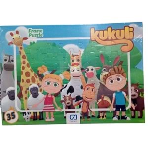 CA Games Kukuli 35 Parça Frame Puzzle