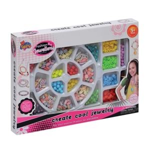 M toys Takı Kolye Bileklik Yapım Seti Boncuk Set