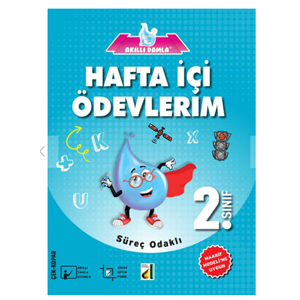 Akıllı Damla 2. Sınıf Haftalık Ev Ödevleri Seti (2 Kitap)