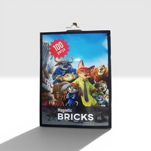 100 PARÇA MAGNETİC BRICKS PUZZLE