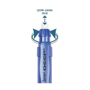 SERVE DEEP VERSATİL KALEM 0.7 MM METALİK MOR