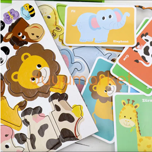 DİYTOY Manyetik Magnet Hayvanlar Tamamlama