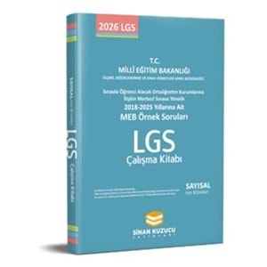 SİNA KUZUCU MEB ÖRNEK SORULAR SAYISAL FEN BİLİMLERİ2018-2025