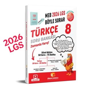 SİNANKUZUCU 8 TÜRKÇE SORUBANKASI-2026