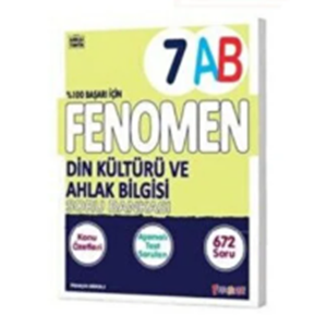 FENOMEN 7 DİN KÜLTÜRÜ VE AHLAK BİLGİSİ KONU ÖZETLİ SORU BANKASI (A-B)