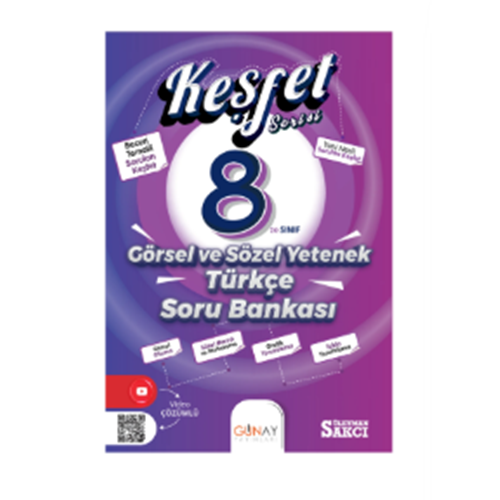 8. SINIF Keşfet Görsel ve Sözel Yetenek Soru Bankası