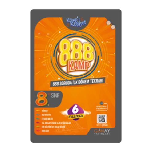 8. SINIF İlk Dönem Kamp Kitabı (Kampı Keşfet)