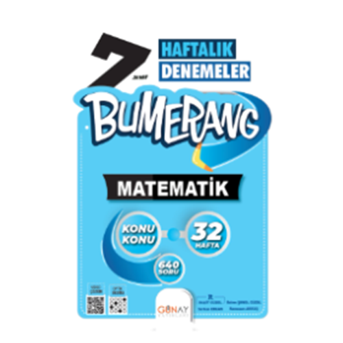 7.SINIF Bumerang 32 Haftalık Matematik Denemeleri