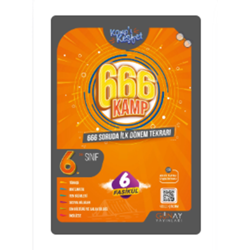 6. SINIF İlk Dönem Kamp Kitabı (Kampı Keşfet)