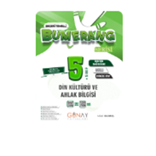 5.SINIF Bumerang Etkinlikli Din Kültürü ve Ahlak Bilgisi