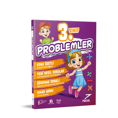 PRUVA 3. SINIF PROBLEMLER SORU BANKASI
