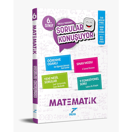 PRUVA 6. SINIF SORULAR KONUŞUYOR SORU BANKASI MATEMATİK