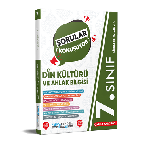 PRUVA 7. SINIF SORULAR KONUŞUYOR SORU BANKASI DİN KÜLTÜRÜ