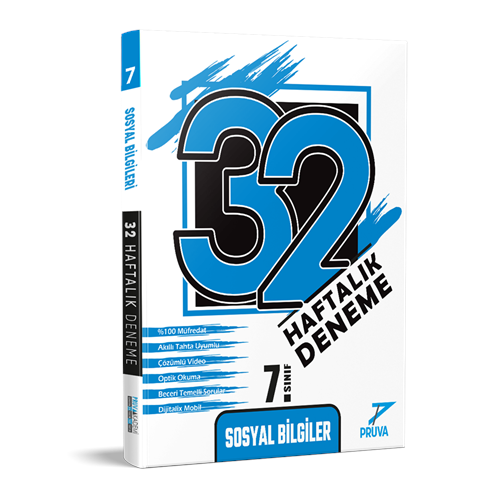 PRUVA 7. SINIF 32 HAFTA SOSYAL BİLGİLER