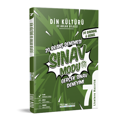 PRUVA 7. SINIF SINAV MODU BRANŞ DENEMESİ DİN KÜLTÜRÜ