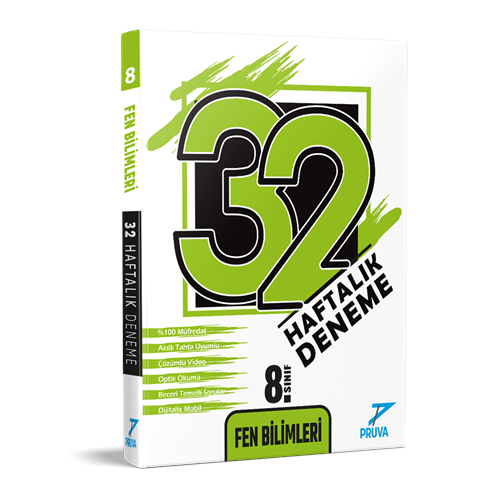 PRUVA 8. SINIF 32 HAFTA FEN BİLİMLERİ