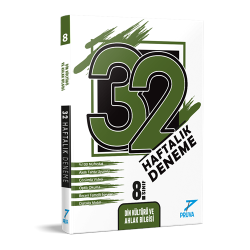 PRUVA 8. SINIF 32 HAFTA DİN KÜLTÜRÜ