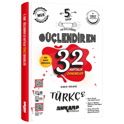 ANKARA 5.SINIF TÜRKÇE 32 HAFTA KAZANIM DEN.
