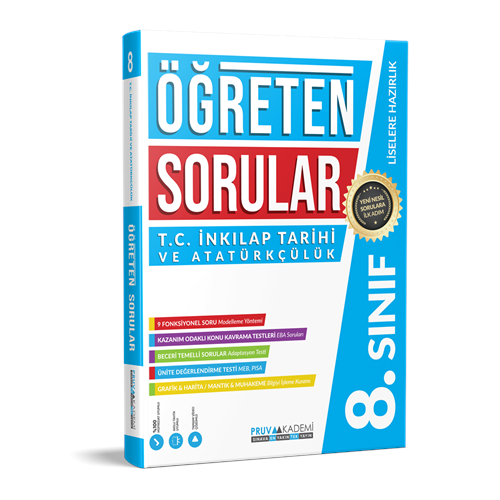 PRUVA 8. SINIF ÖĞRETEN SORULAR SORU BANKASI İNKILAP TARİHİ