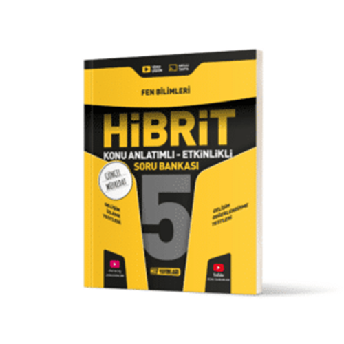HIZ YAYINLARI 5. SINIF HİBRİT FEN SORU BANKASI